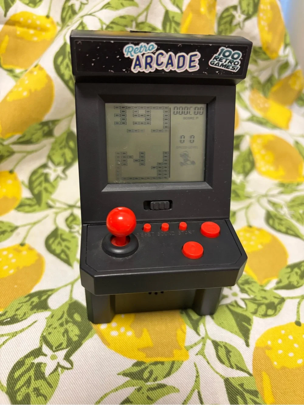 Handheld Gaming Console - Black & Red